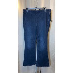 Jessica Simpson Pull-On Bootcut Jeans Women’s Size 31 Elastic Waist Stretch GUC